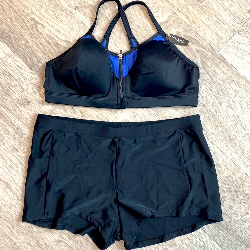 Adore me Swim set black
